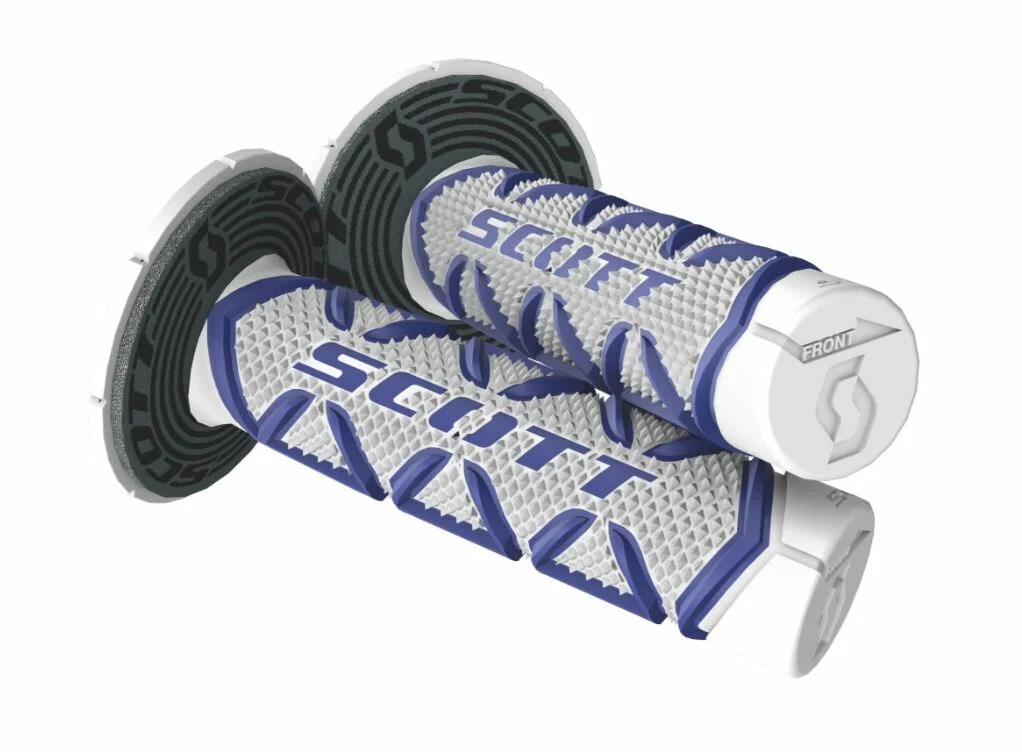 SCOTT Diamond MX Grip - Triple Density Motorcycle Grips for Reduced Fatigue & Enhanced Control
