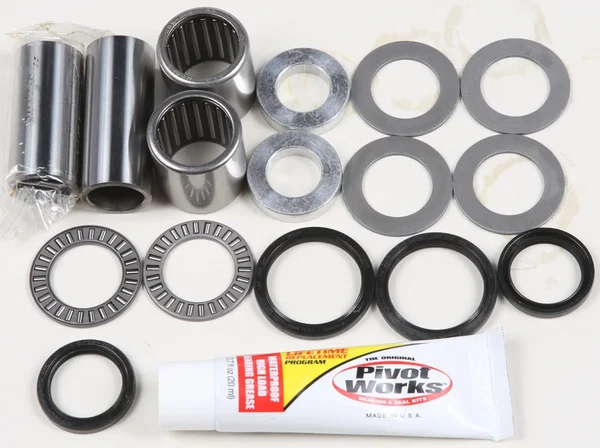Pivot Works PWSAK-H37-000 Swingarm Bearing Kit - Durable Suspension Upgrade for Powersports Vehicles