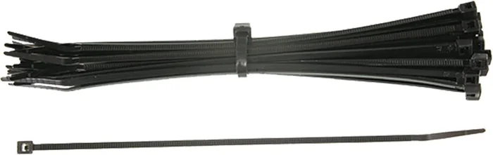 SP1 Black Nylon Cable Ties - Durable, Quick-Wire Securing Tool for Powersports & Industrial Use