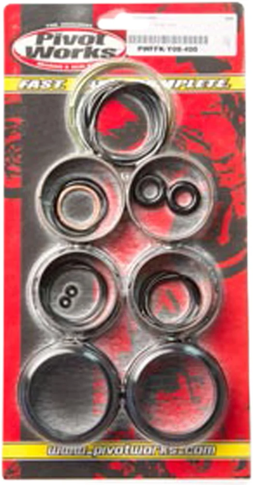 Pivot Works PWFFK-Y08-400 Fork Seal & Bushing Kit - High-Quality Suspension Replacement Kit