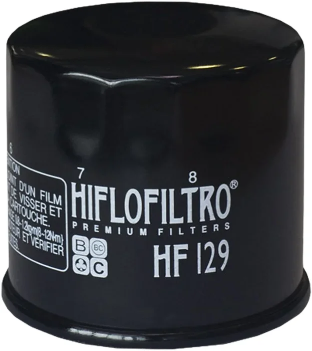 HIFLOFILTRO HF129 Oil Filter - High-Performance Engine Protection for Powersports Vehicles