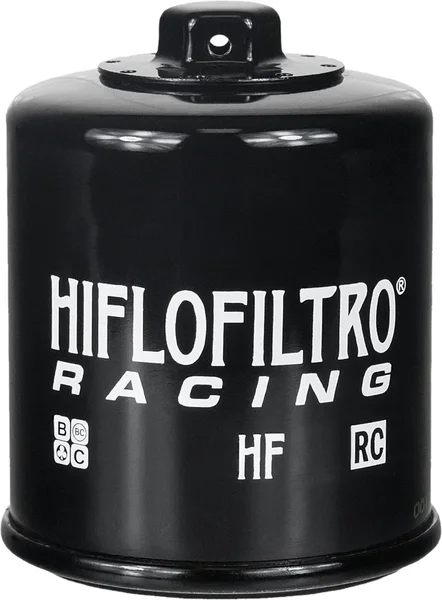 HIFLOFILTRO HF138RC Oil Filter - High-Performance Racing Oil Filter for Powersports