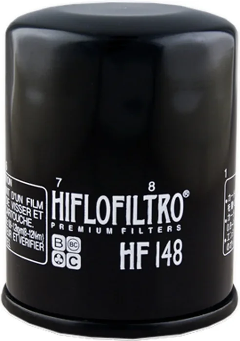 HIFLOFILTRO HF148 Oil Filter - High-Performance Engine Protection for Powersports Vehicles
