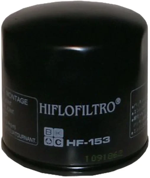 HIFLOFILTRO HF153 Oil Filter - High-Performance Engine Protection for Powersports Vehicles