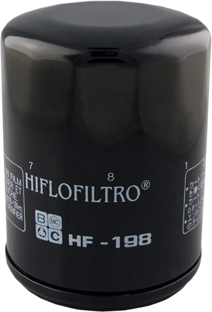 HIFLOFILTRO HF198 Oil Filter - High-Performance Engine Protection for Powersports Vehicles
