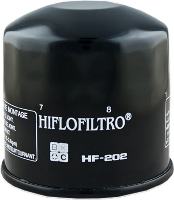 HIFLOFILTRO HF202 Oil Filter - High-Performance Engine Protection for Powersports Vehicles