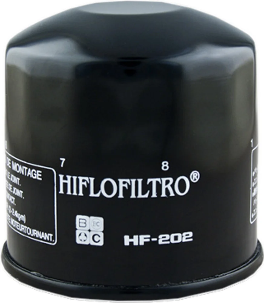 HIFLOFILTRO HF202 Oil Filter - High-Performance Engine Protection for Powersports Vehicles