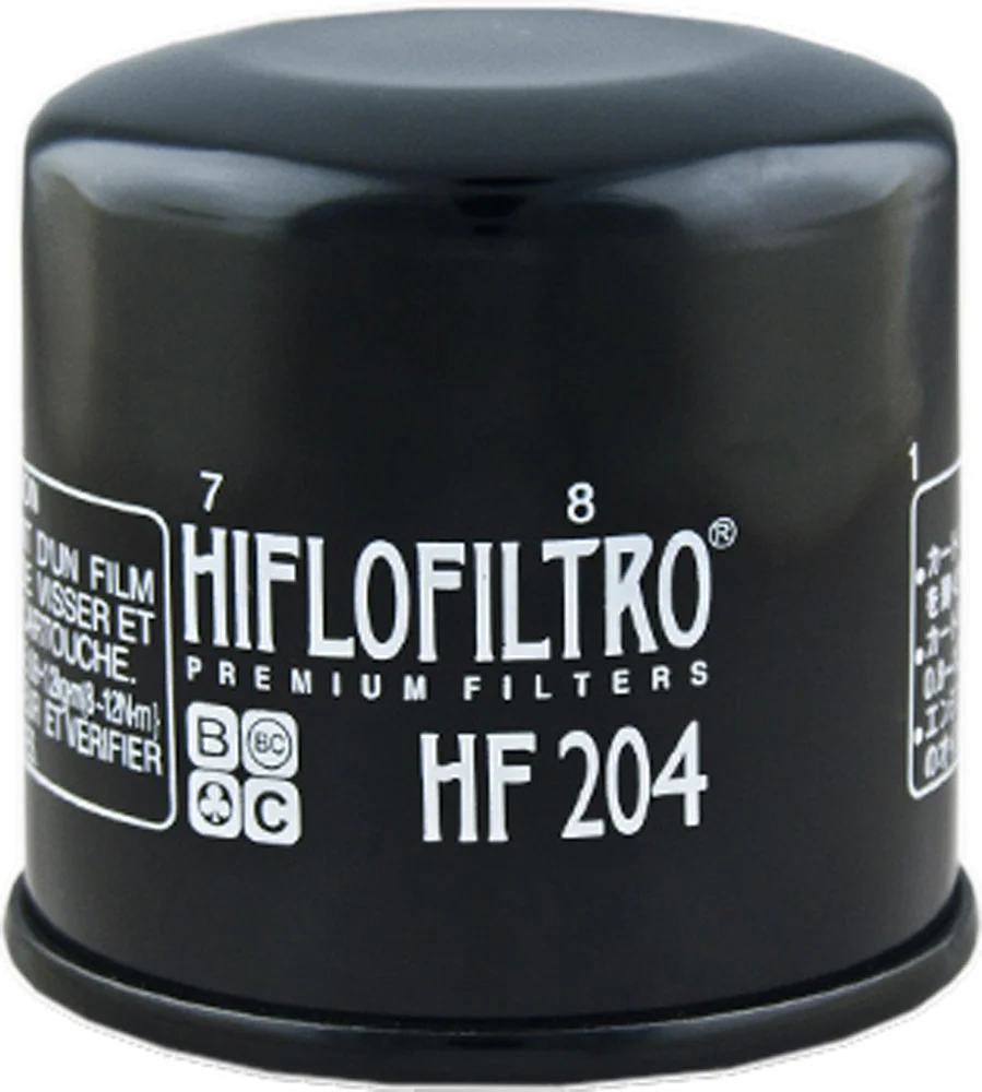 HIFLOFILTRO HF204 Oil Filter - High-Performance Engine Protection for Powersports Vehicles