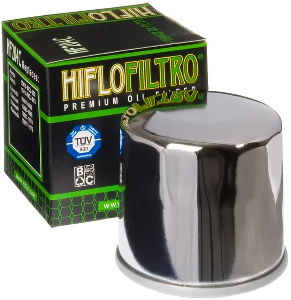 HIFLOFILTRO HF204C Oil Filter - High-Performance Engine Protection for Powersports Vehicles