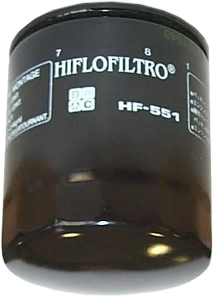 HIFLOFILTRO HF551 Oil Filter - High-Performance Engine Protection for Powersports Vehicles