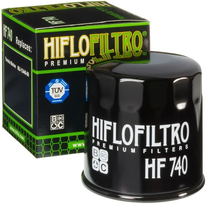 HIFLOFILTRO HF740 Oil Filter - High-Performance Engine Protection for Powersports Vehicles