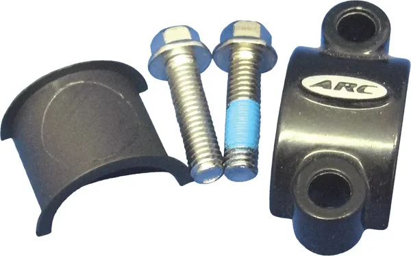 ARC Levers BC-101 Slipper Clamp - Die Cast Aluminum Hand Control Clamp for Brake Master Cylinders & Hydraulic Clutches