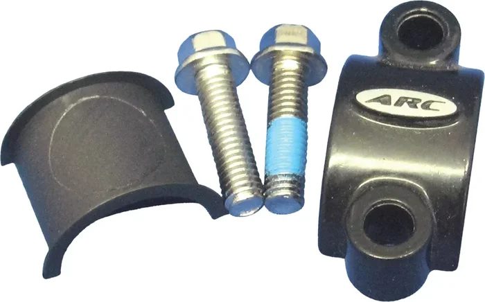 ARC Levers BC-101 Slipper Clamp - Die Cast Aluminum Hand Control Clamp for Brake Master Cylinders & Hydraulic Clutches