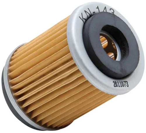 K&N KN-143 Oil Filter - High-Flow Synthetic Media for Racing Performance