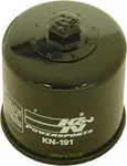 K&N KN-191 Oil Filter - High-Flow Synthetic Media for Racing Performance