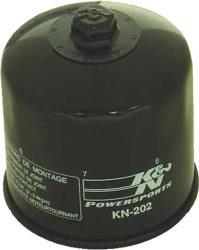 K&N KN-202 Oil Filter - High-Flow Synthetic Media for Racing Performance