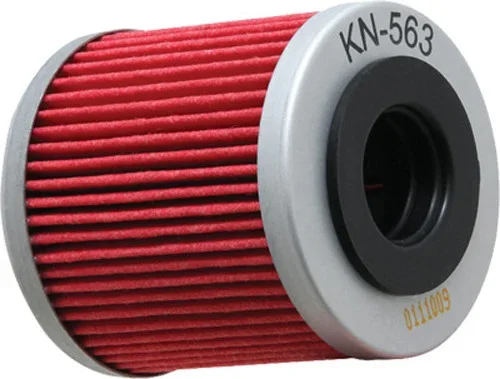 K&N KN-563 Oil Filter - High-Flow Synthetic Media for Racing Performance