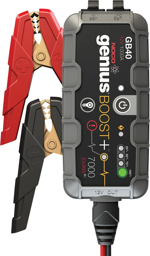 NOCO GENIUS GB40 Boost Lithium Jump Start Pack - Instant Battery Boost for Powersports