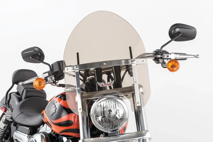 SLIPSTREAMER HD-0-T-1.25" Police Windshield - High-Durability Windscreen for Powersports Vehicles