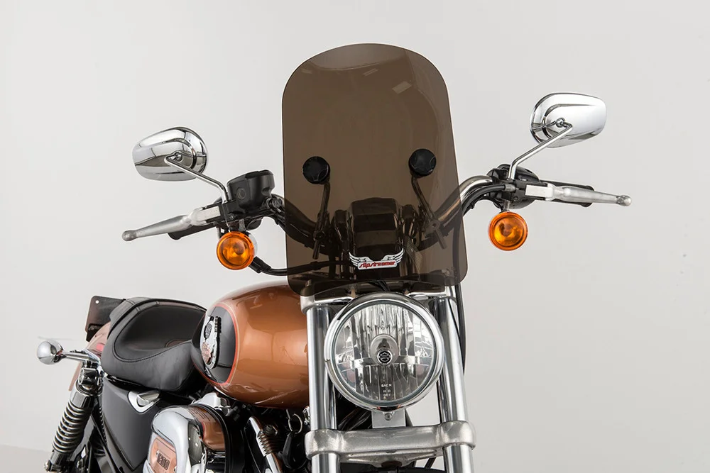 SLIPSTREAMER HD-3CHR-T HD-3 Tombstone Windshield - Durable Windscreen for Powersports Vehicles