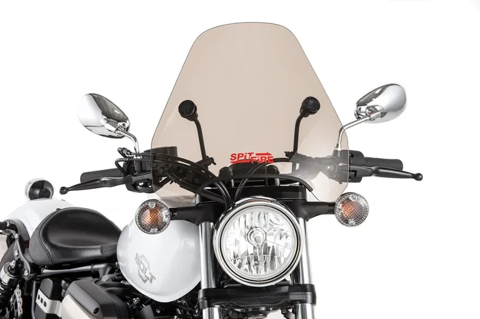 SLIPSTREAMER S-06 Spitfire Windshield - 1.25" Premium Windscreen for Powersports Vehicles