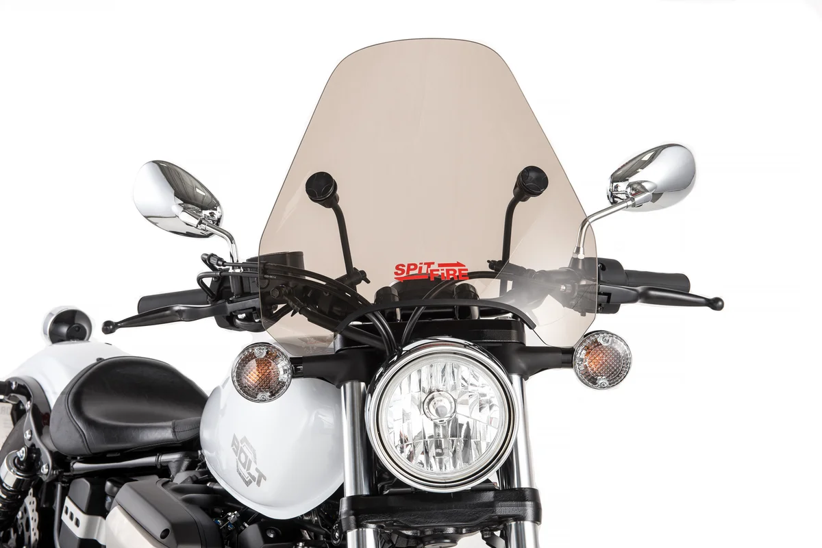 SLIPSTREAMER S-06 Spitfire Windshield - 1.25" Premium Windscreen for Powersports Vehicles