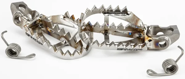 Raptor RX001 Titanium Footpegs - Durable Off-Road Foot Controls for Riders