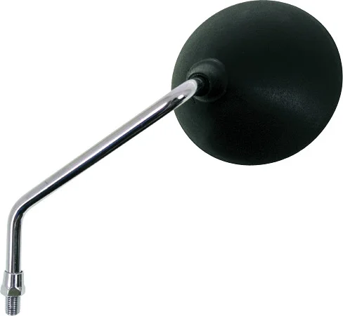 EMGO Yamaha Mirror - Chrome 13'' Stem & Black 4-1/8'' Head | High-Quality Motorcycle Mirror