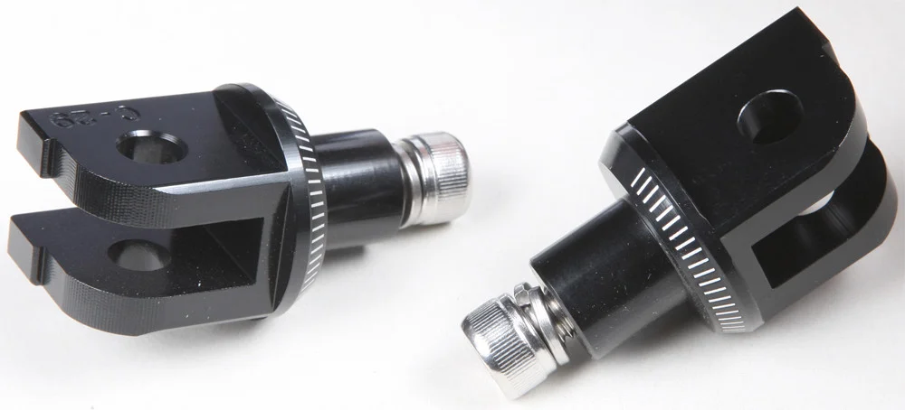 PUIG 6703N Footpeg Adapter - Universal Fit, Adjustable Foot Controls for Powersports Vehicles