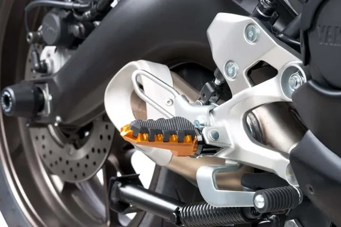 PUIG 7319O Hi-Tech Footpegs - Durable Foot Controls for Powersports Riders