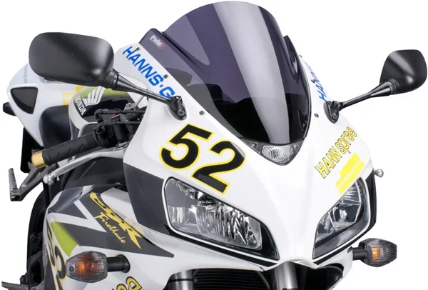 PUIG 1665F Racing Windscreen - High-Performance Windshield for Motorcycles