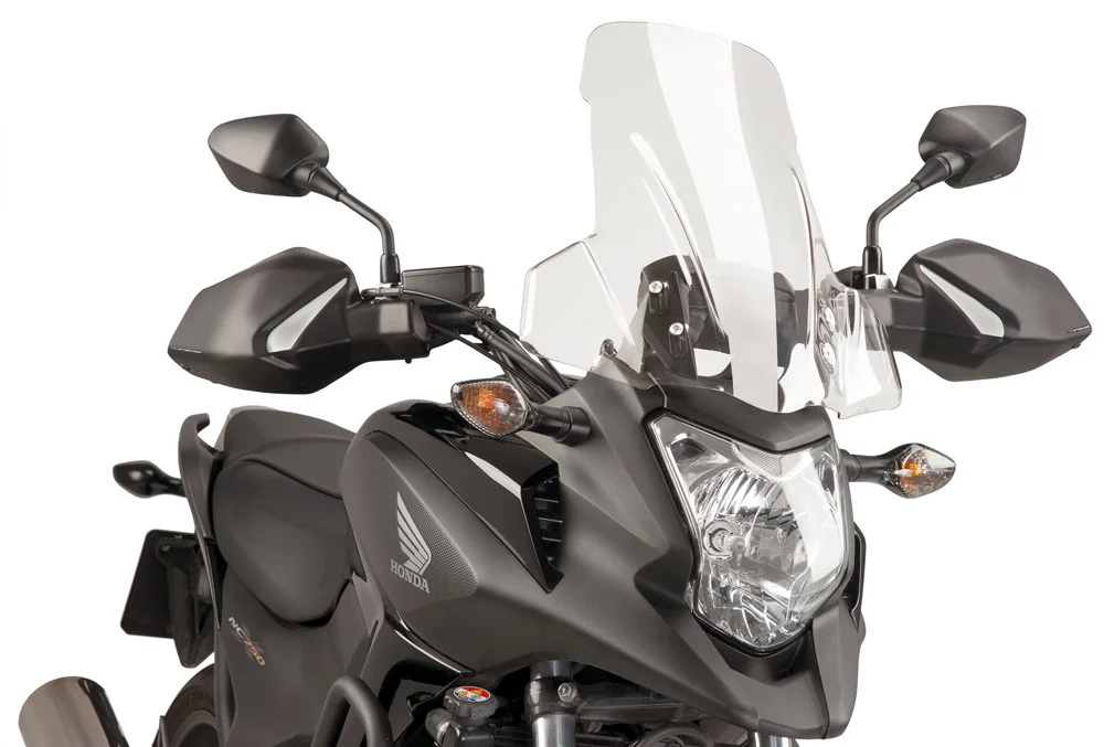 PUIG 5992W Touring Windscreen - Adjustable Wind Protection for Motorcycles