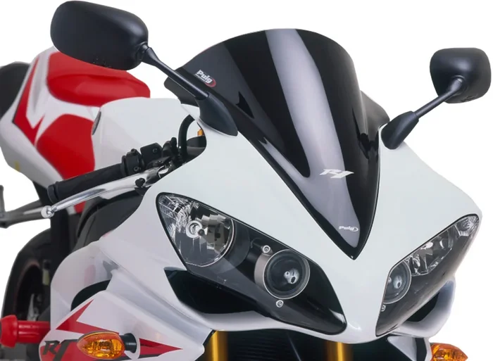 PUIG 4365F Racing Windscreen - High-Performance Windshield for Motorcycles