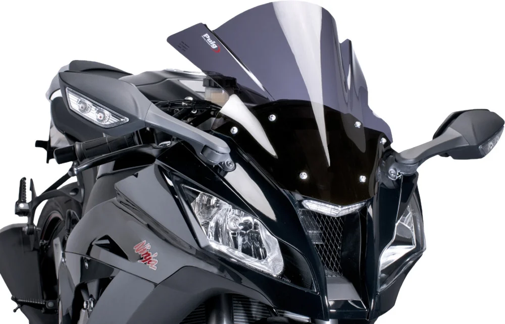 PUIG 4376H Racing Windscreen - High-Performance Windshield for Motorcycles