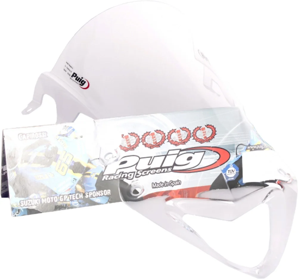 PUIG 5205W Racing Windscreen - High-Performance Windshield for Motorcycles