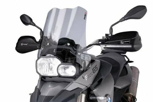 PUIG 4670W Touring Windscreen - Adjustable Wind Protection for Motorcycles