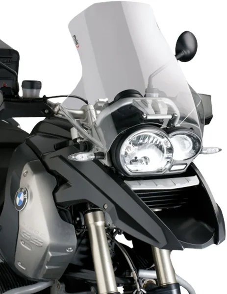 PUIG 4331W Touring Windscreen - Adjustable Wind Protection for Motorcycles