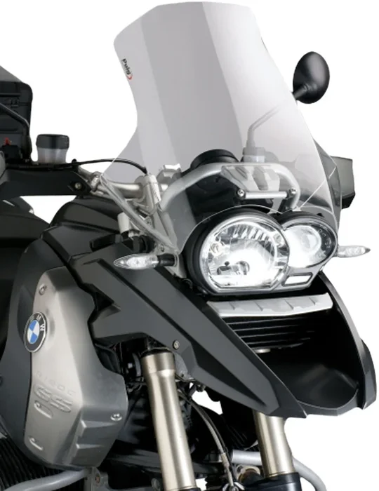 PUIG 4331W Touring Windscreen - Adjustable Wind Protection for Motorcycles