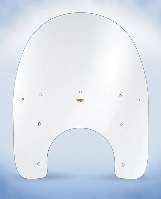 NATIONAL CYCLE N31405 Replacement Windshield for FLHR & FLSTC - Durable Windscreen for Harley-Davidson Motorcycles