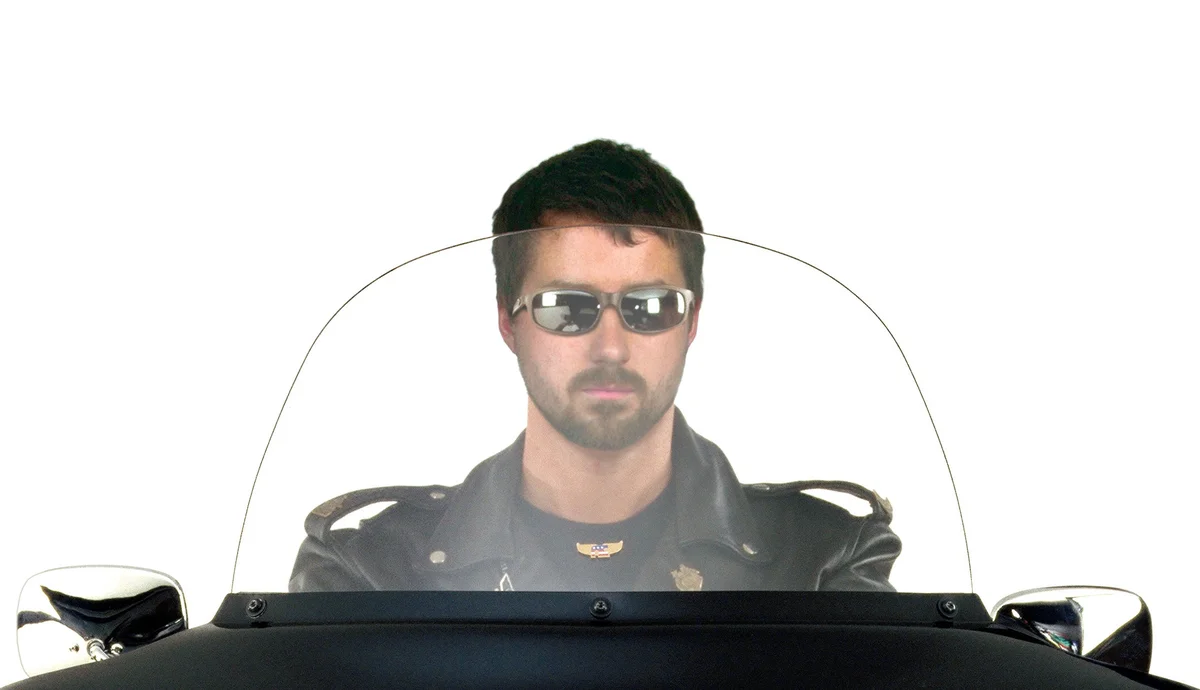 NATIONAL CYCLE 20050 FLH Replacement Windshield - Durable Lexan® Polycarbonate Windscreen for Bagger