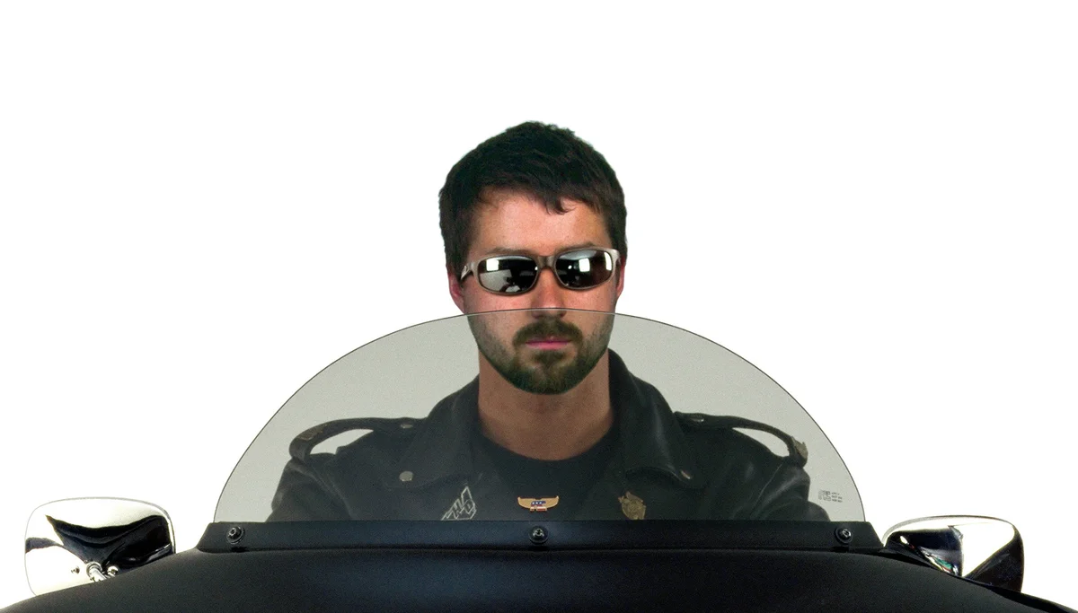 NATIONAL CYCLE 20052 FLH Replacement Windshield - Durable Lexan® Polycarbonate Windscreen for Bagger