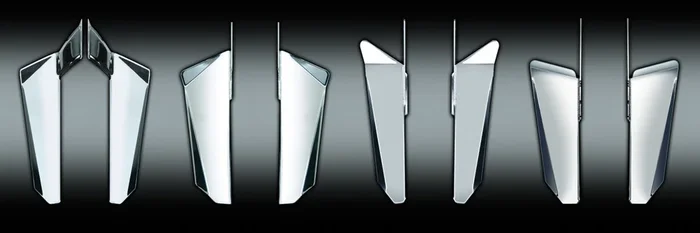 NATIONAL CYCLE Switchblade Chrome Lowers H-D For Qs Kits - Premium Suspension Upgrade for Harley-Davidson