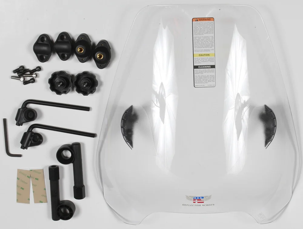 NATIONAL CYCLE Deflector Screen - Quantum® Hardcoated Polycarbonate Windshield for Enhanced Protection & Durability
