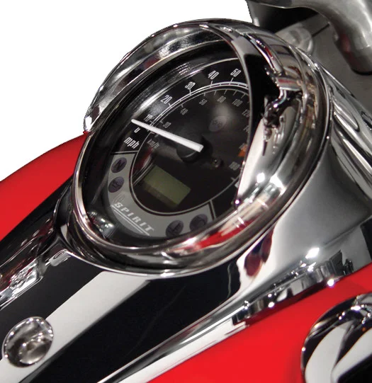 NATIONAL CYCLE N7810 Chrome Speedometer Cowl - Durable Motorcycle Accessory