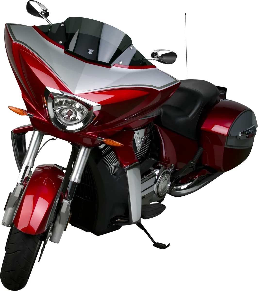 NATIONAL CYCLE V-Stream Victory Fairing-Mount Windscreen - Durable Wind Protection for Powersports Riders