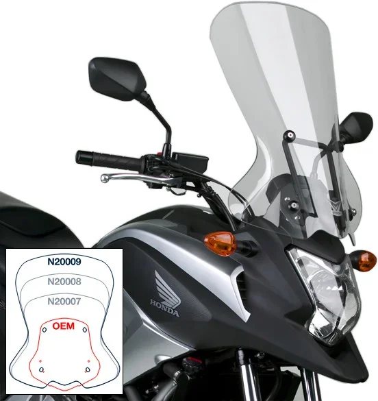 NATIONAL CYCLE VStream+ Windscreen - Custom Fit Windshield for Motorcycles with Durable Mounting Brackets