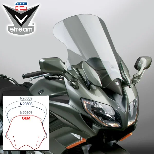 NATIONAL CYCLE V-Stream Windscreen - Fairing Mount Windshield for Optimal Performance