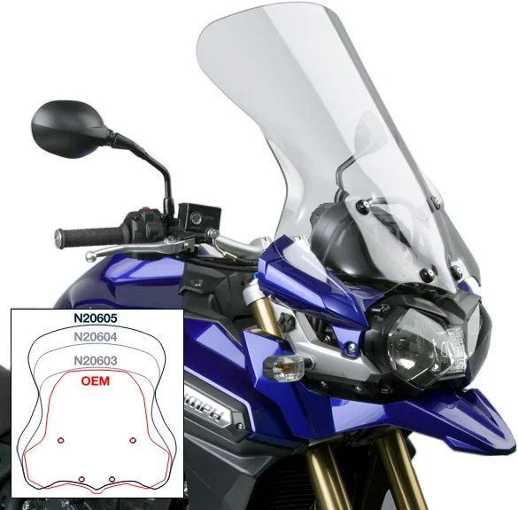 NATIONAL CYCLE V-Stream Windscreen - Fairing Mount Windshield for Optimal Performance
