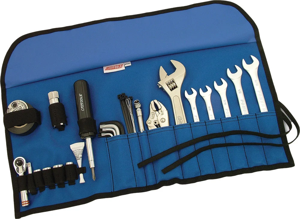 CRUZ TOOLS RoadTech H3 Tool Kit - Harley Davidson Motorcycle Repair Kit with Lifetime Guarantee