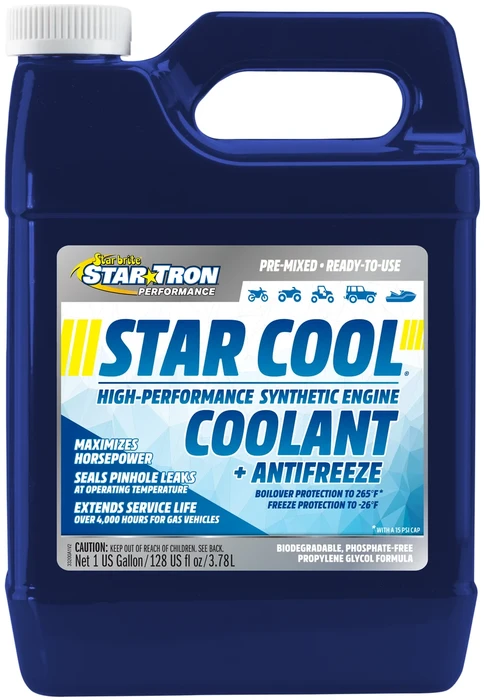 STAR BRITE 33264 Synthetic Engine Coolant - High-Performance Cooling Solution for Powersports Vehicles